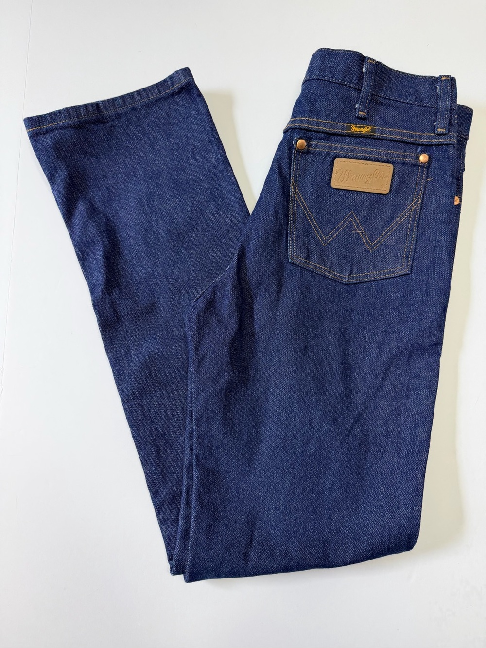 Wrangler Cowboy Cut Slim Straight Jeans Men’s 30x32 Dark Indigo Western